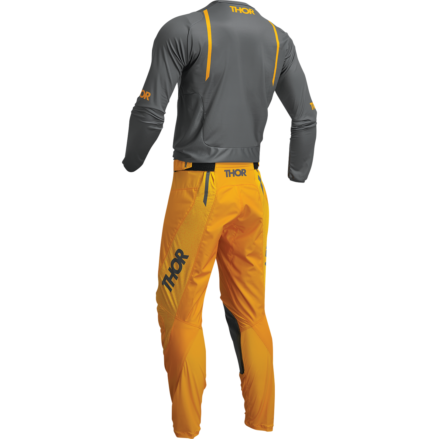 THOR Pulse Mono Jersey - Gray/Yellow - Small 2910-7103