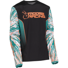 MOOSE OFFROAD Youth Agroid Jersey - Teal/Orange/Black - Small 2912-2252