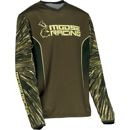 MOOSE OFFROAD Youth Agroid Jersey - Olive/Tan - XS 2912-2276