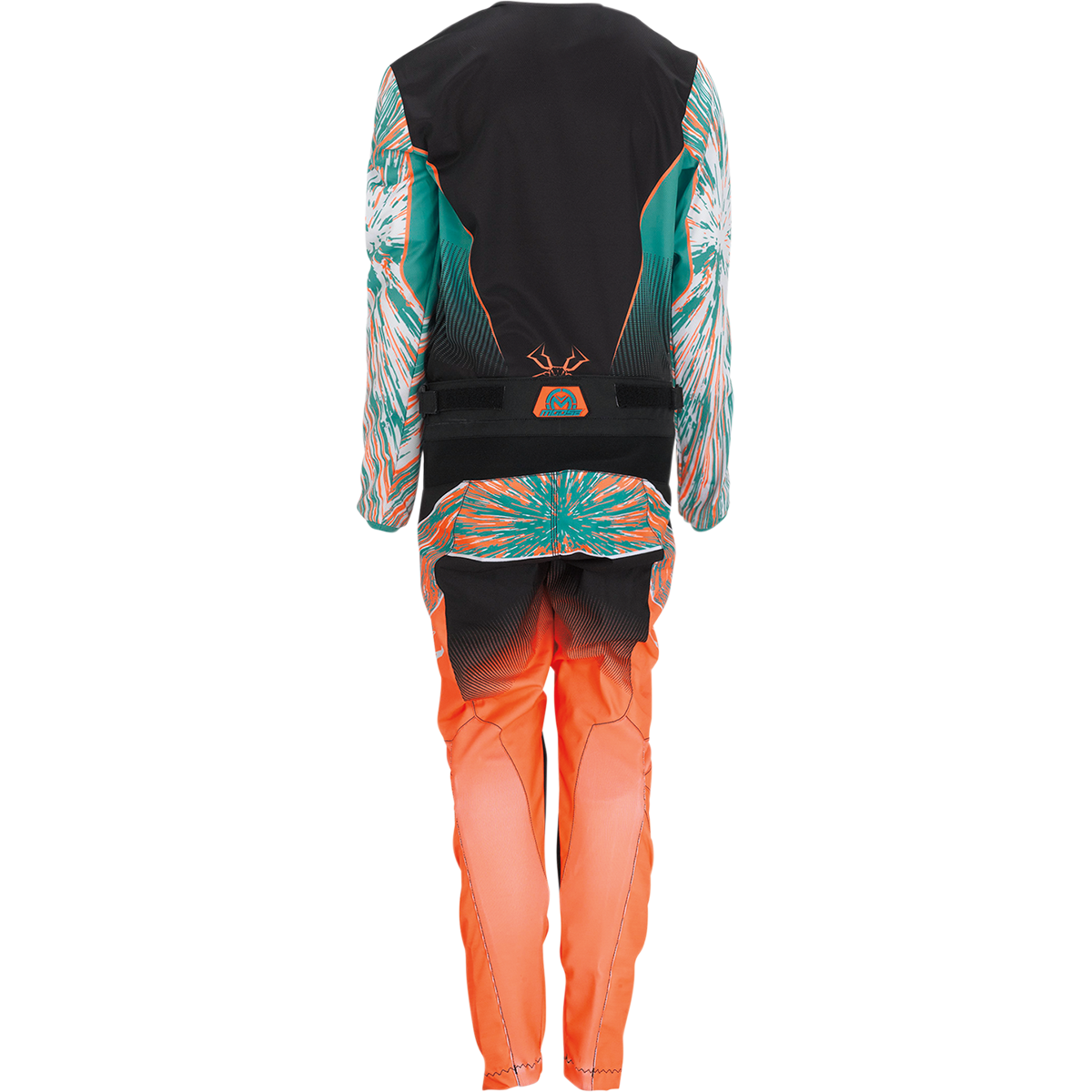 MOOSE OFFROAD Youth Agroid Jersey - Teal/Orange/Black - Small 2912-2252