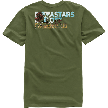 ALPINESTARS Painted T-Shirt - Military Green - Large 1232-72224-690L
