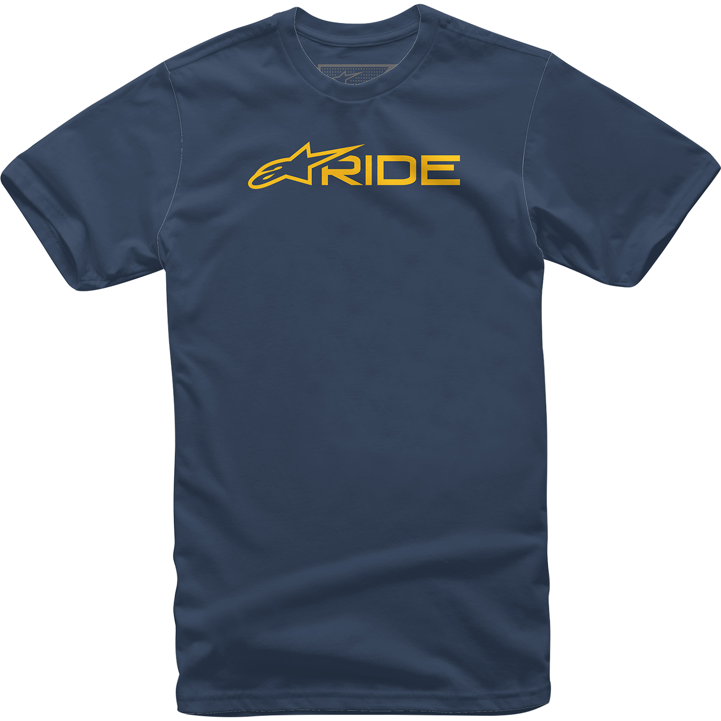 ALPINESTARS Ride 3.0 T-Shirt - Navy/Gold - Large 1232-722007059L