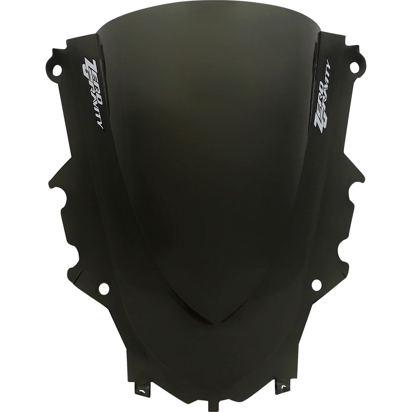 ZERO GRAVITY Double Bubble Windscreen - Light Smoke - YZF-R3/Monster/World GP 16-554-02