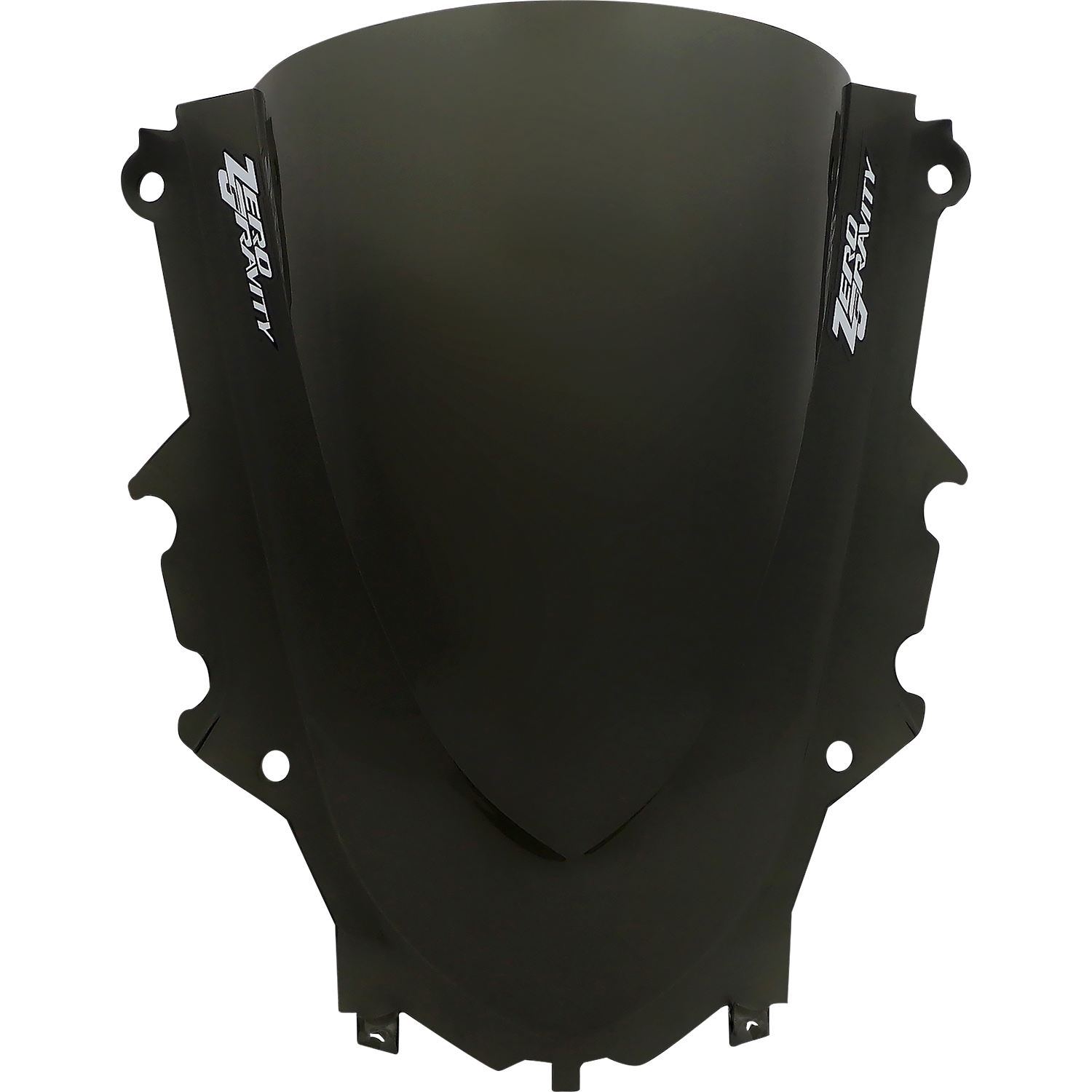 ZERO GRAVITY Double Bubble Windscreen - Light Smoke - YZF-R3/Monster/World GP 16-554-02