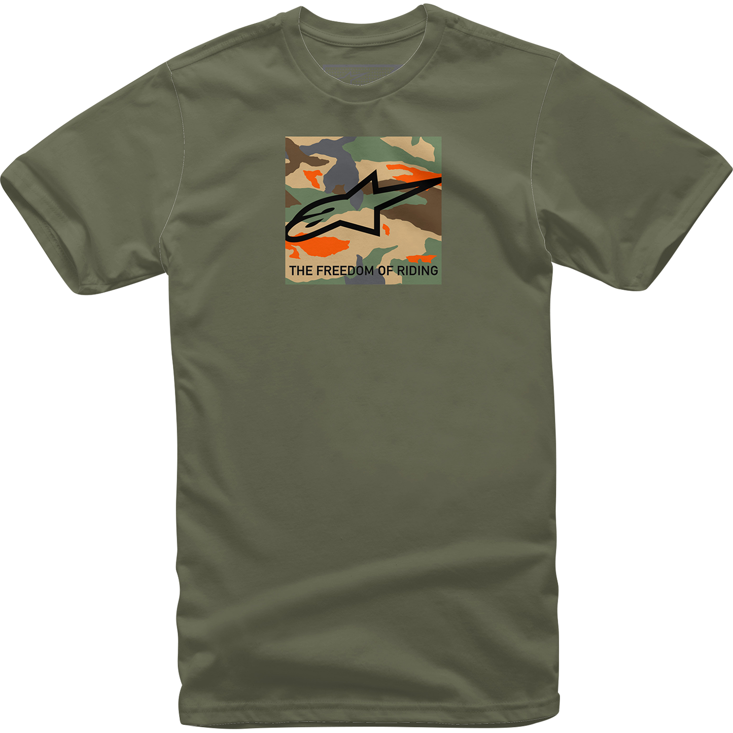 ALPINESTARS Free Camo T-Shirt - Military - XL 1232-72220690XL