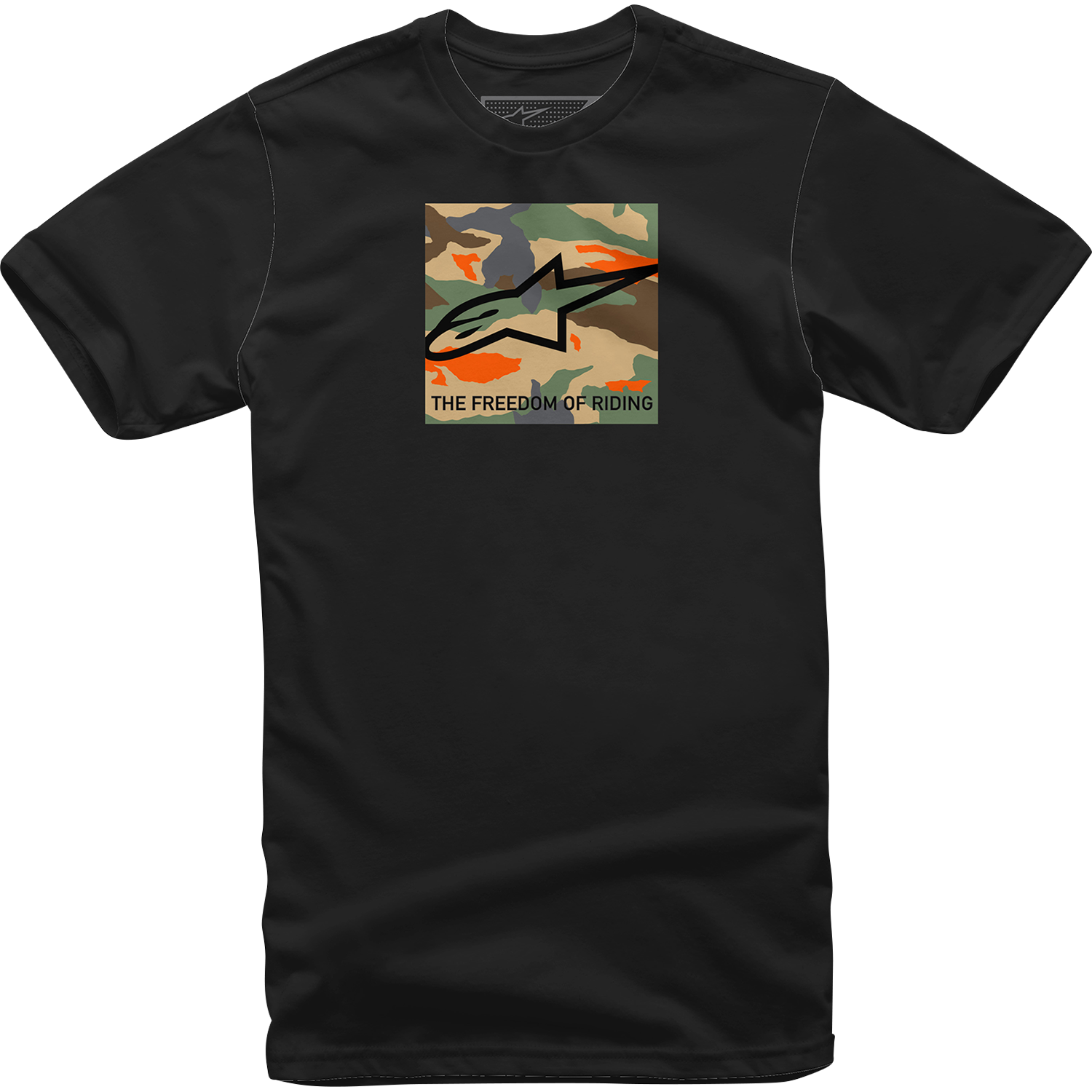 ALPINESTARS Free Camo T-Shirt - Black - XL 1232-72220-10XL