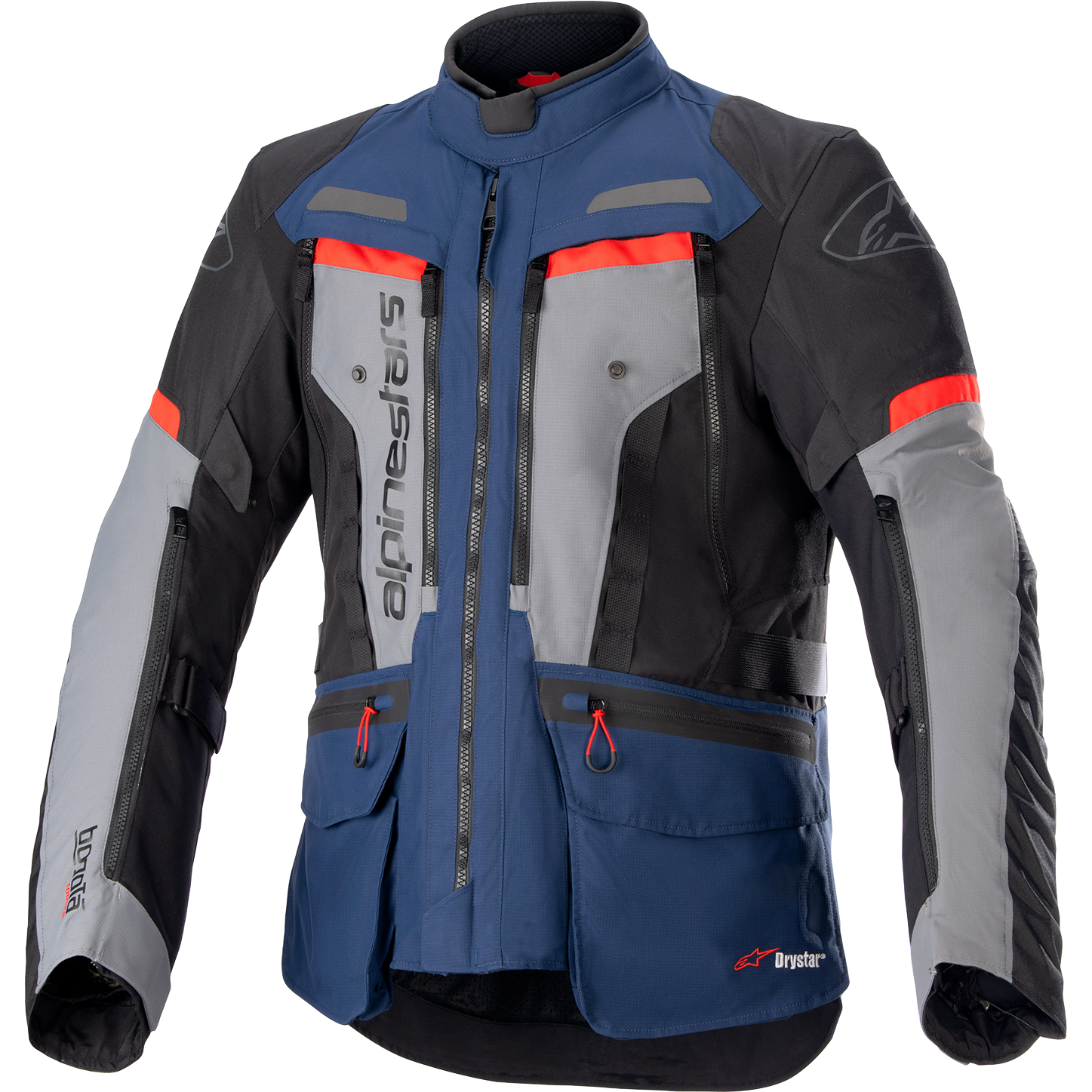 ALPINESTARS Bogota Pro Drystar? Jacket - Dark Blue/Black/Bright Red - Large 3207023-7093-L