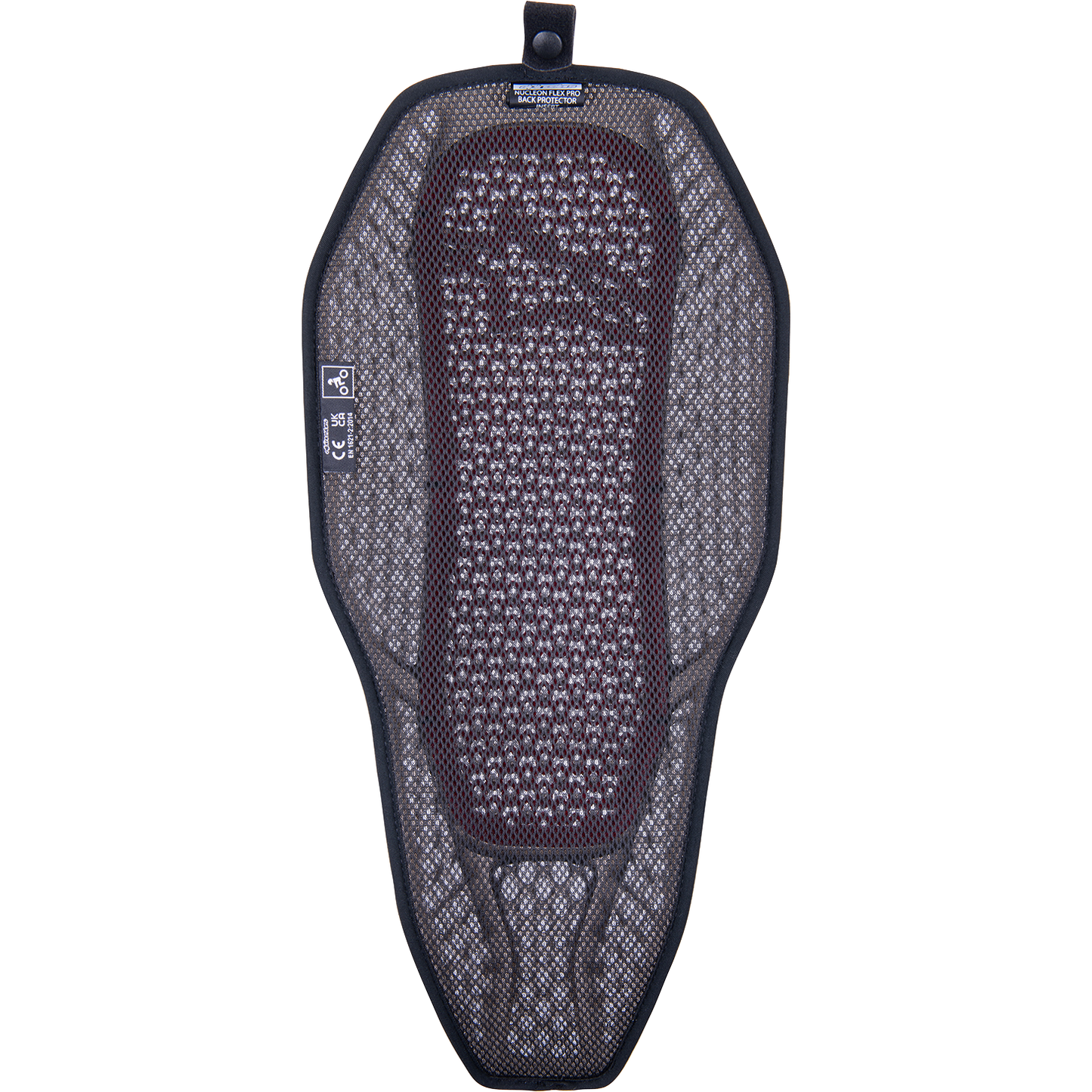 ALPINESTARS Nucleon Flex PROi Full Back Protector Insert - Transparent Smoke/Red - Medium 6526323-003-M