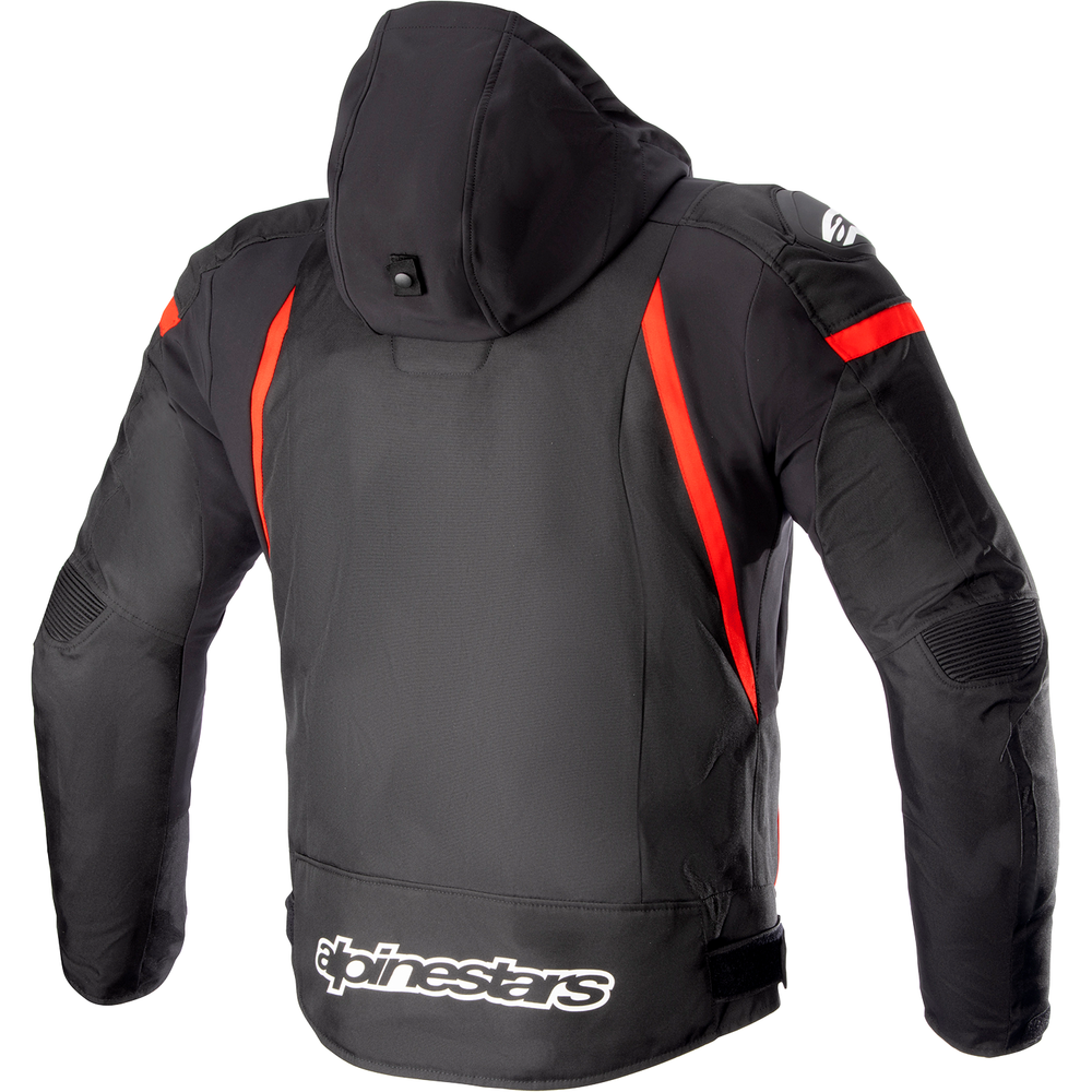 ALPINESTARS Zaca Waterproof Jacket - Black/Bright Red/White - Small 3206423-1342-S