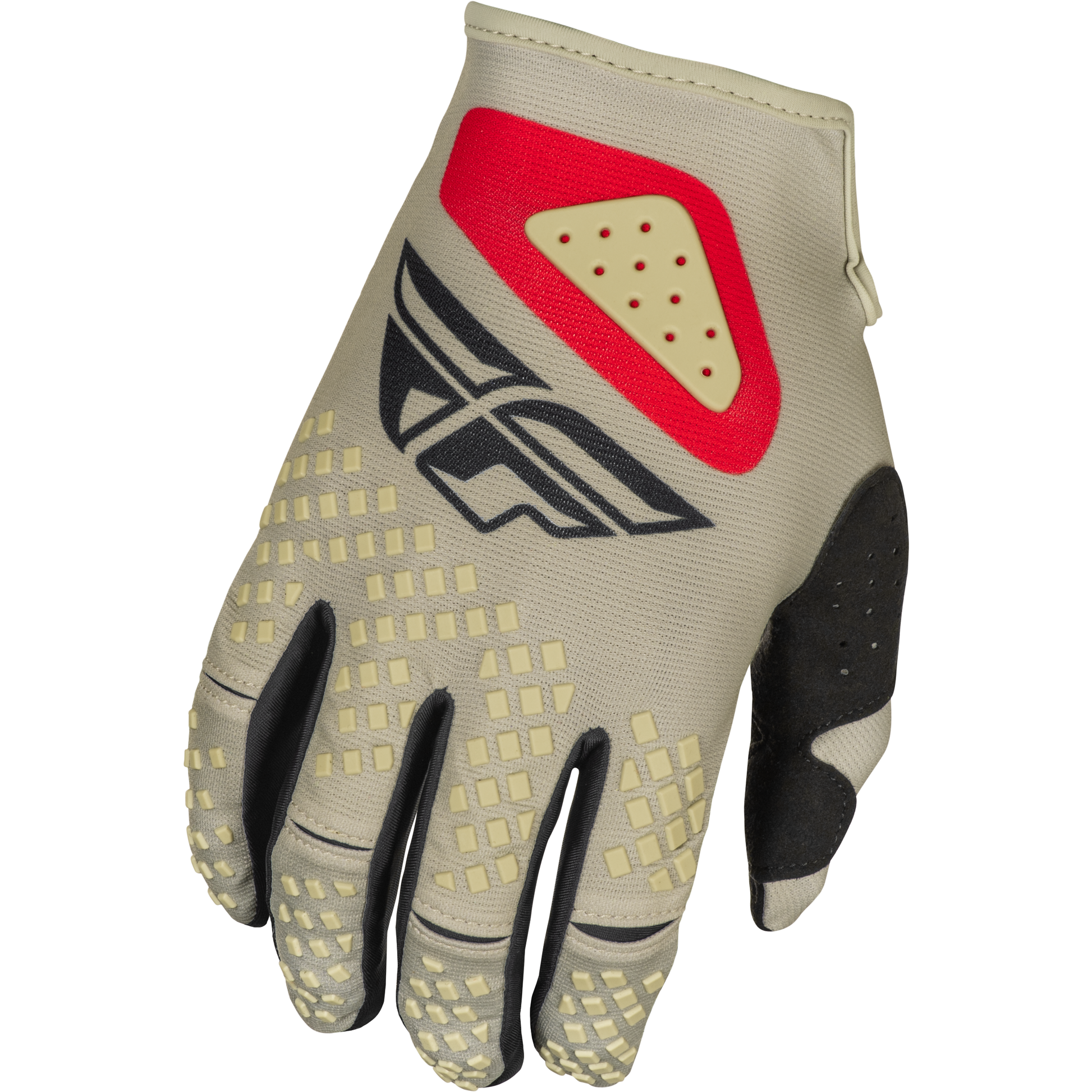 Kinetic Sym Gloves Light Grey/Red/Black 2x