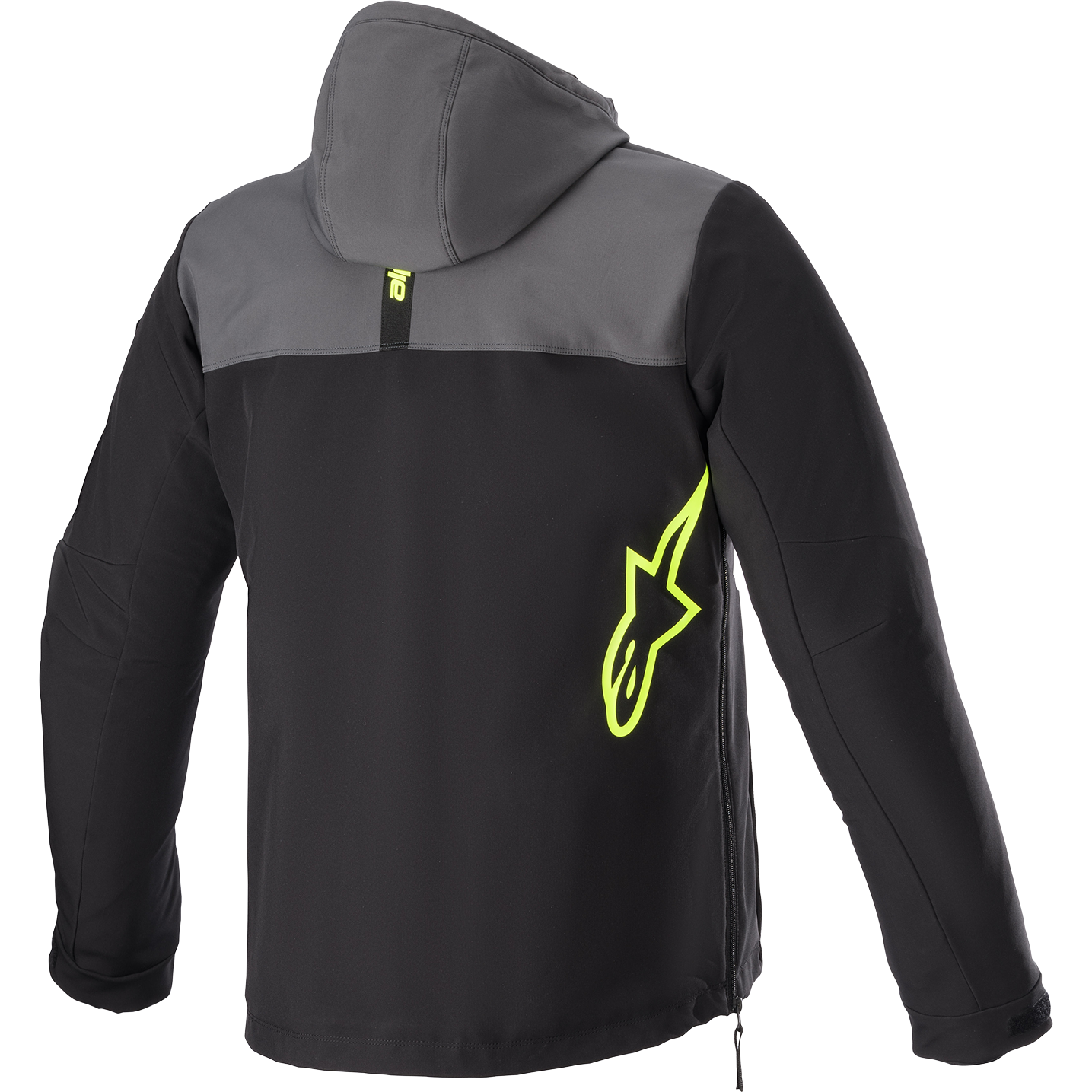 ALPINESTARS Sherpa Jacket - Black/Gray/Yellow - 3XL 4208123-9151-3X