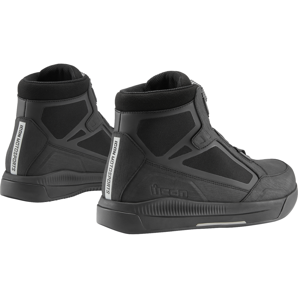 ICON Patrol 3* Waterproof Boots - Black - Size 7 3403-1280
