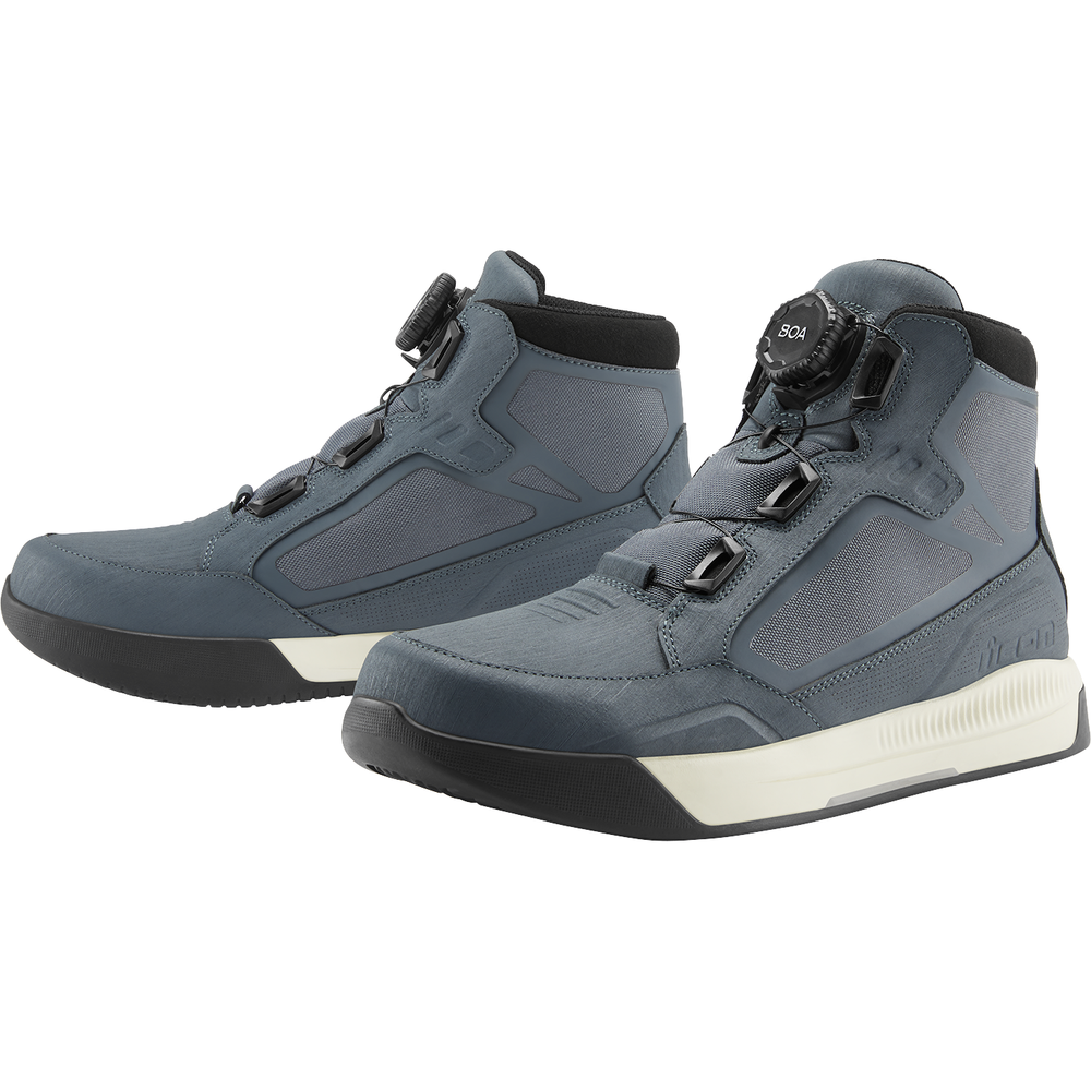 ICON Patrol 3* Waterproof Boots - Grey - Size 10 3403-1297