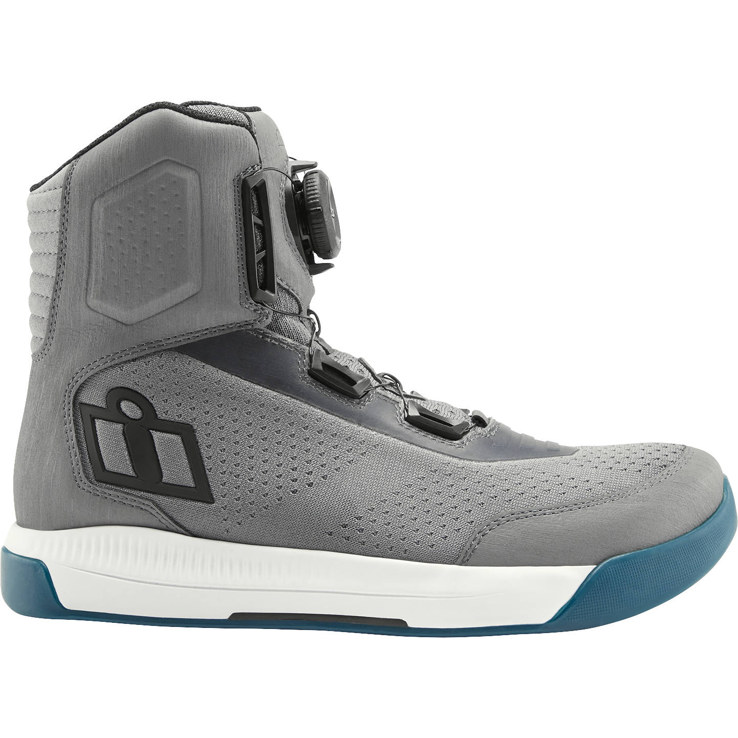 ICON Overlord* Vented Boots - Gray - US 10.5 / EU 44.5 3403-1274