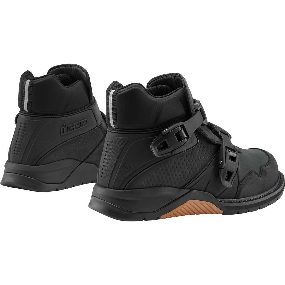 ICON Slabtown Waterproof Boots - Black - Size 9 3403-1307