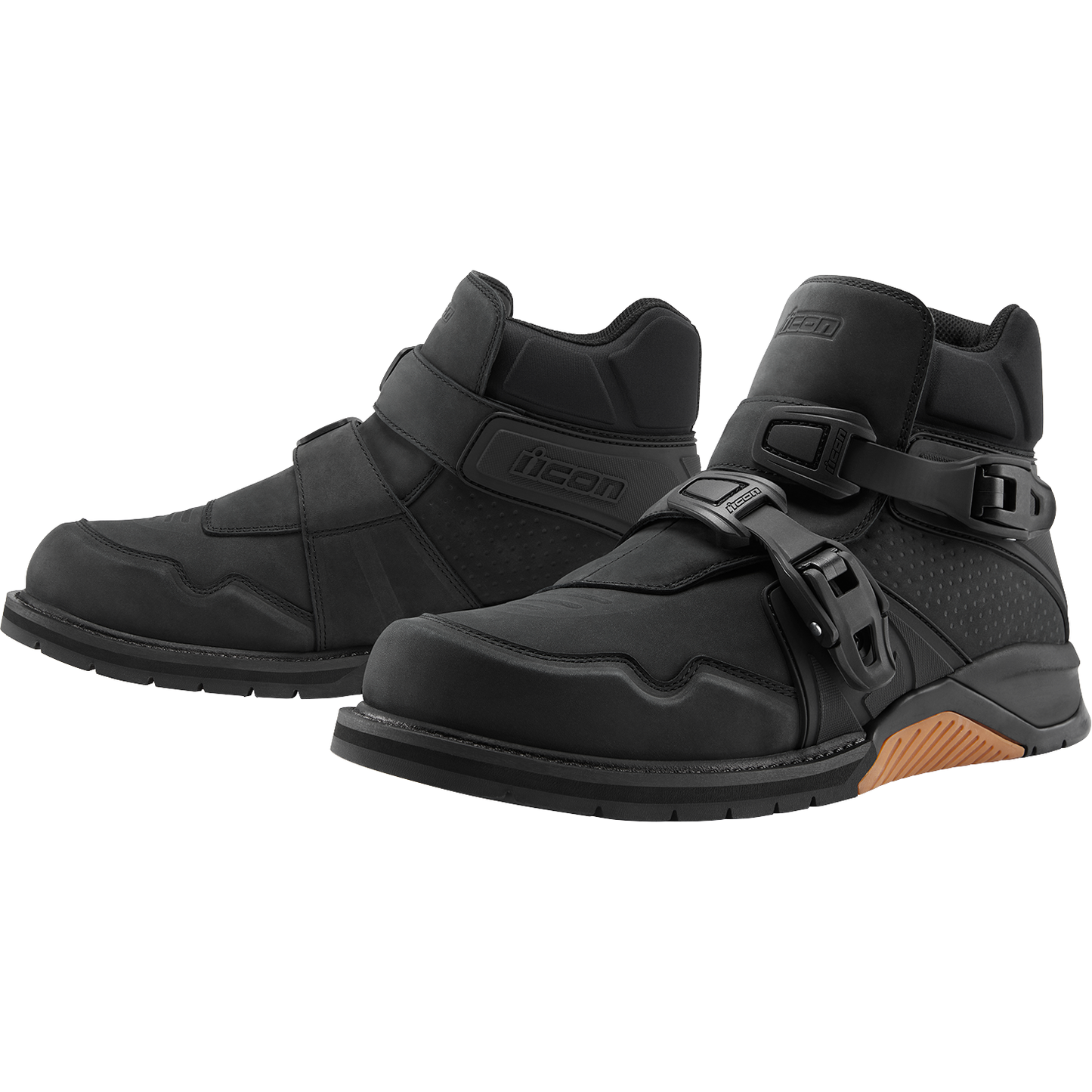 ICON Slabtown Waterproof Boots - Black - Size 12 3403-1313