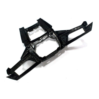 Polaris RZR Front Fascia Routered Assembly, Gloss Black, Genuine OEM Part 5452675-070, Qty 1