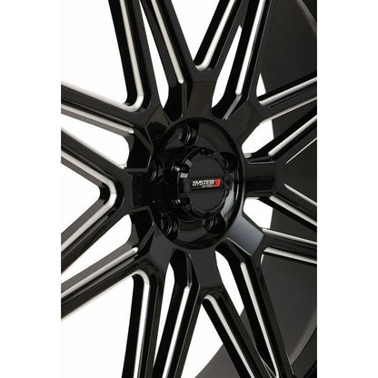 St7 Wheel 24x9 5+4 (0mm) 4/137 Gloss Black Milled