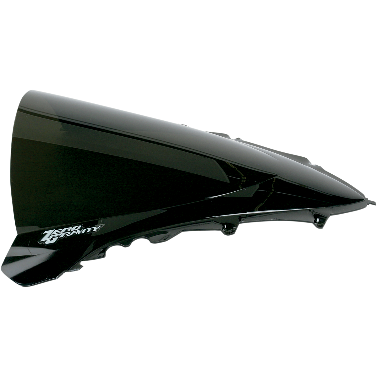ZERO GRAVITY Double Bubble Windscreen - Dark Smoke - YZF-R1 16-540-19