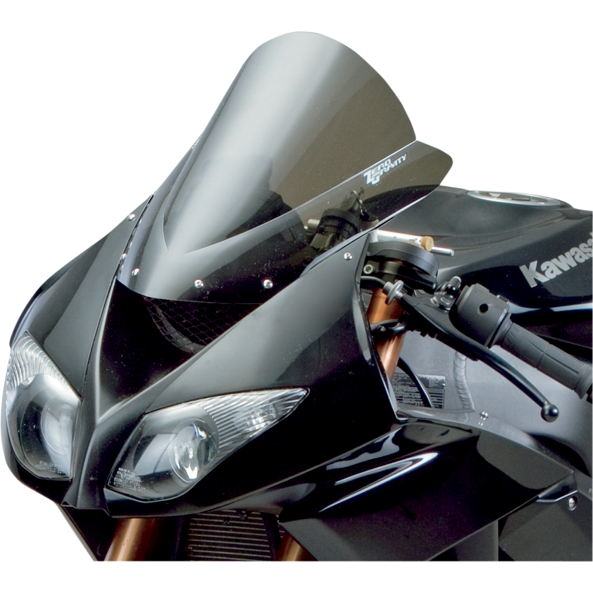 ZERO GRAVITY Double Bubble Windscreen - Light Smoke - ZX-10R 16-262-02