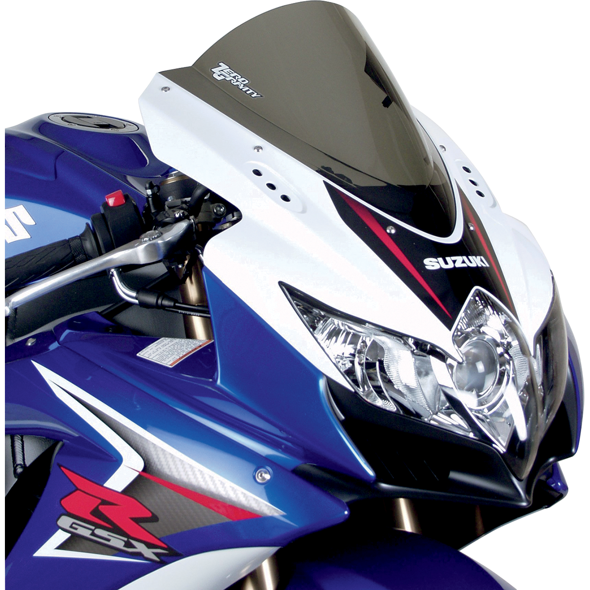 ZERO GRAVITY Double Bubble Windscreen - Light Smoke - GSXR 6/750 16-112-02