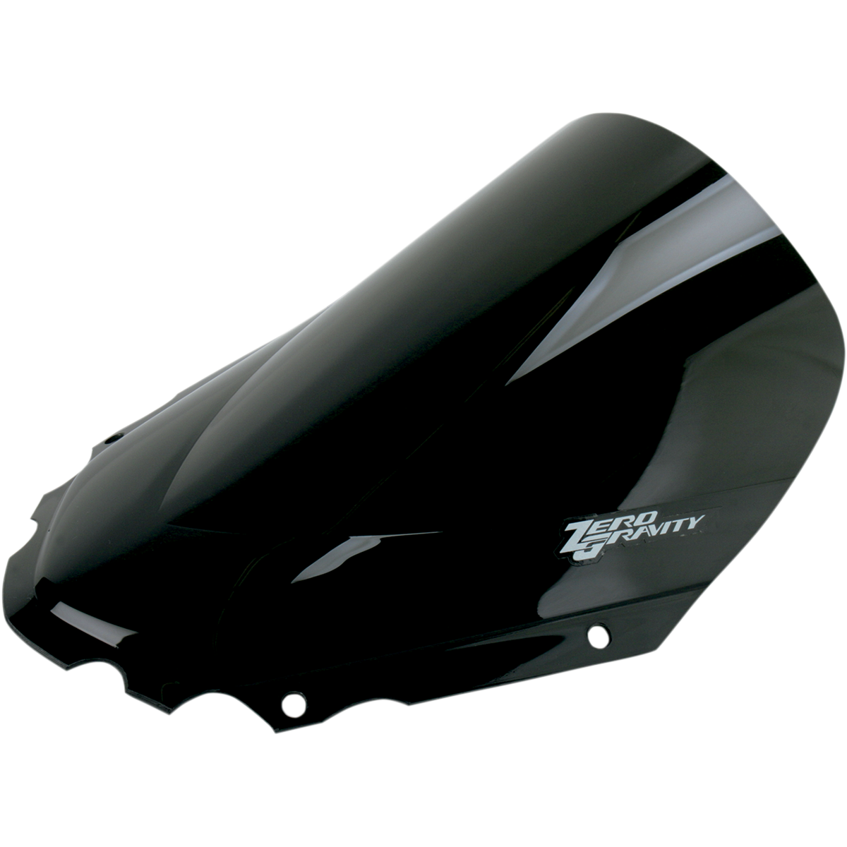ZERO GRAVITY Double Bubble Windscreen - Dark Smoke - KLR 16-206-19