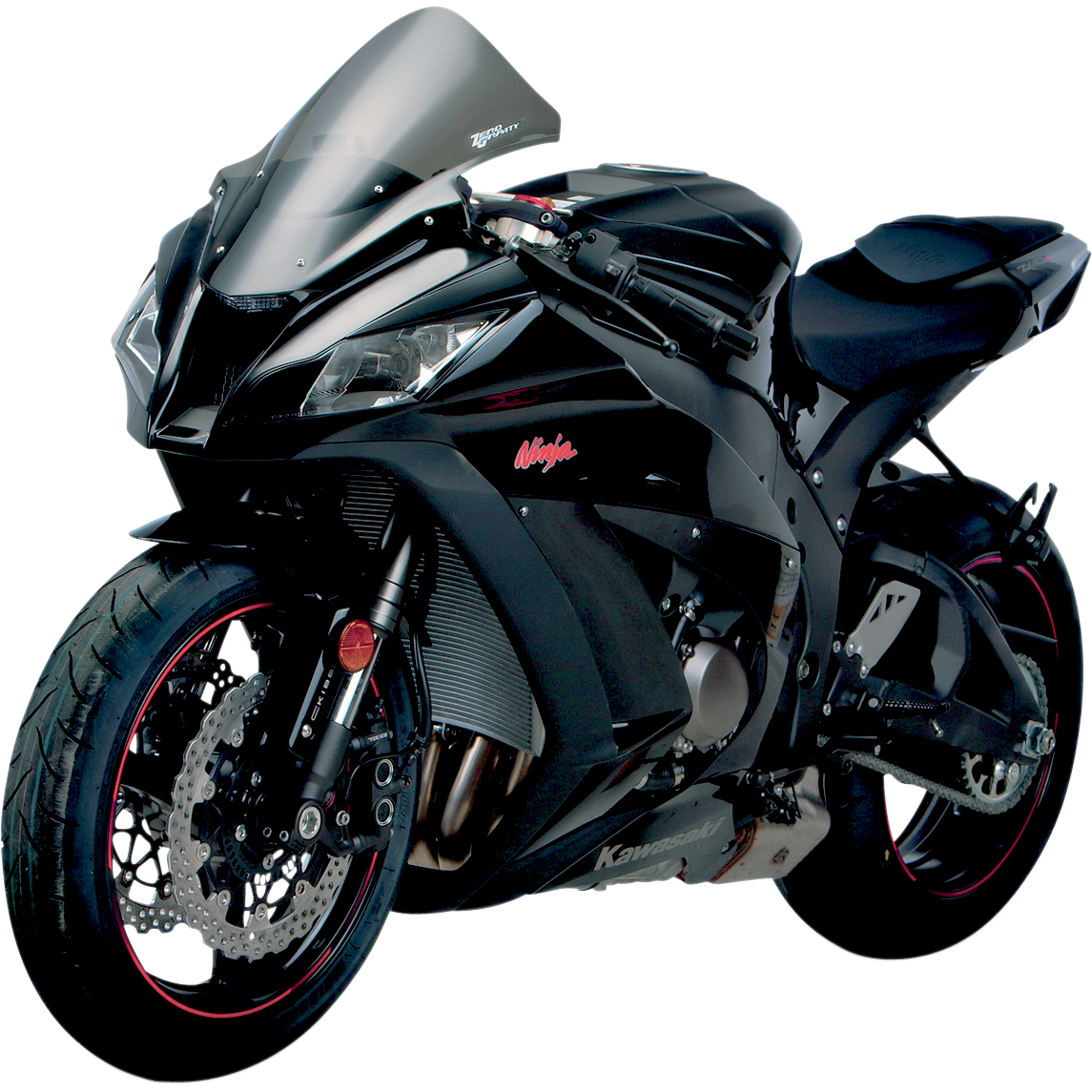 ZERO GRAVITY Corsa Windscreen - Smoke - ZX10 24-263M-02