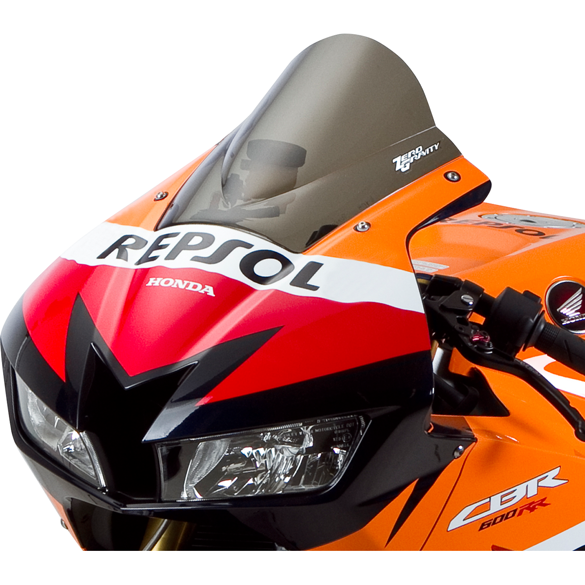 ZERO GRAVITY Double Bubble Windscreen - Smoke - CBR600RR 16-408-02