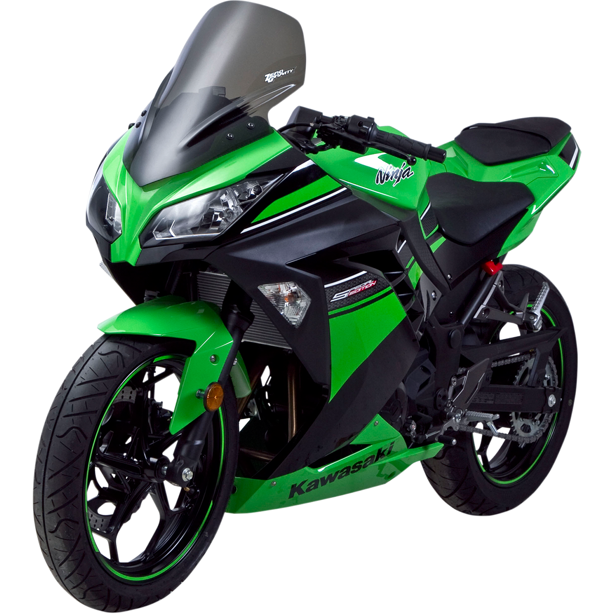 ZERO GRAVITY Sport Windscreen - Smoke - Ninja 300 23-282-02