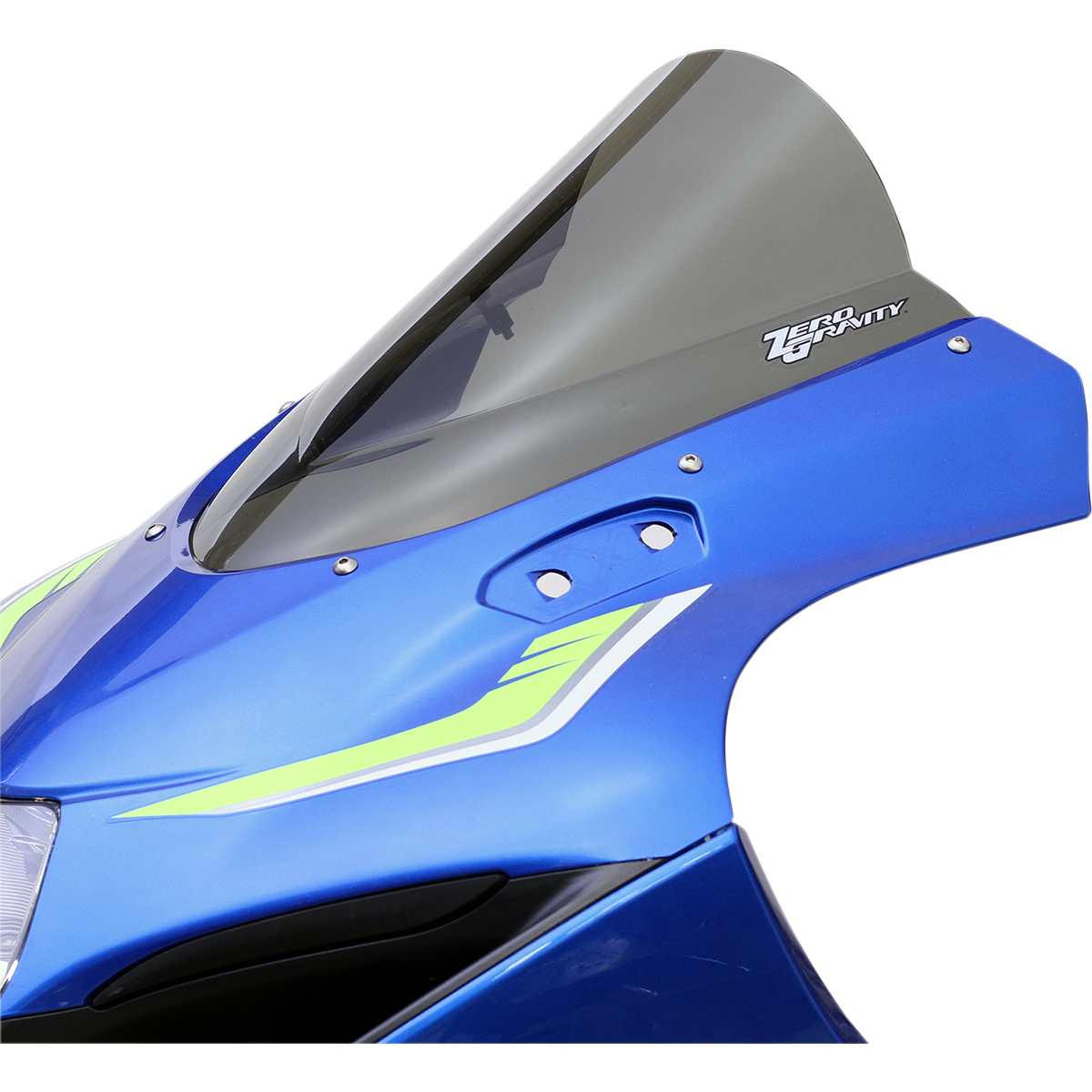 ZERO GRAVITY Double Bubble Windscreen - Light Smoke - GSX-R 1000R/Z 16-115-02