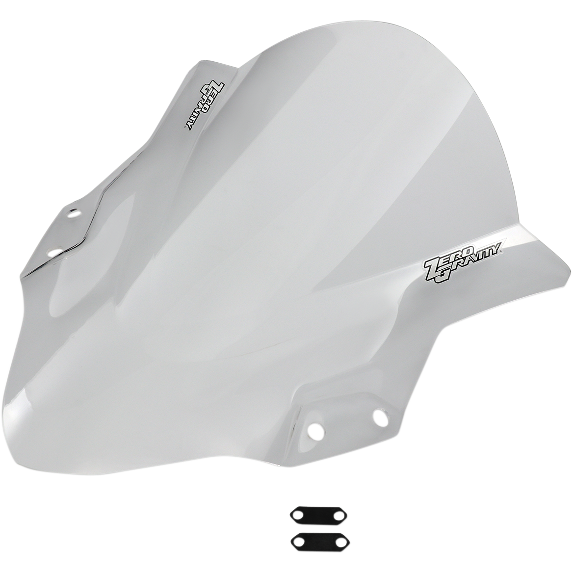 ZERO GRAVITY Double Bubble Windscreen - Clear - Ninja 400 16-283-01