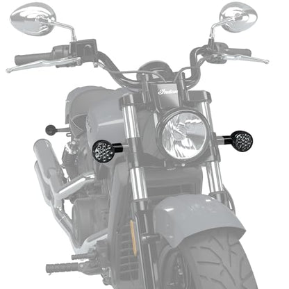 Indian Motorcycle Smoked Front Turn Signal Assembly - 2890683