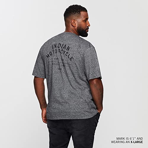 Indian Motorcycle Men's 1901 Spirit Lake T-Shirt, Gray - 2833275