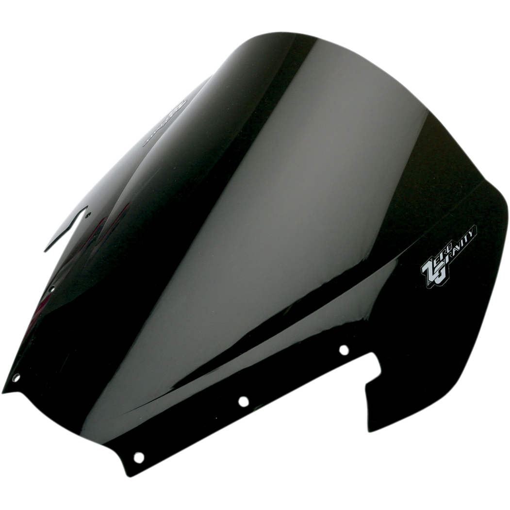 ZERO GRAVITY Double Bubble Windscreen - Dark Smoke - FZ1 16-506-19