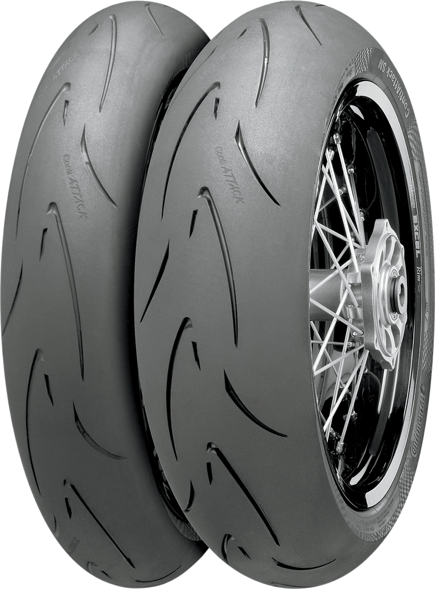 CONTINENTAL Tire - ContiSportAttack 2 - Front - 120/70ZR17 - (58W) 02440060000