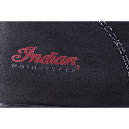 Indian Motorcycle Men's Leather Bryant Sneaker, Black - 10