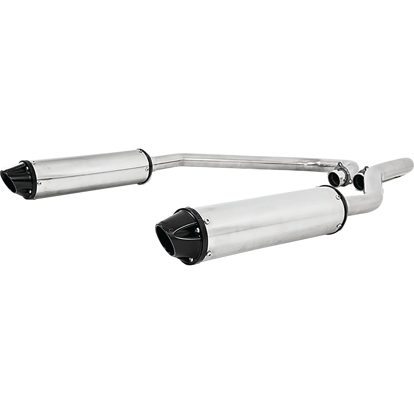 Dual Slip On System W/ Performance Muffler Blk Tip