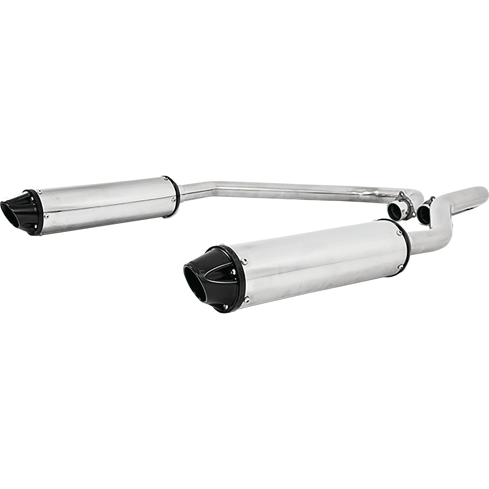 Dual Slip On System W/ Performance Muffler Blk Tip
