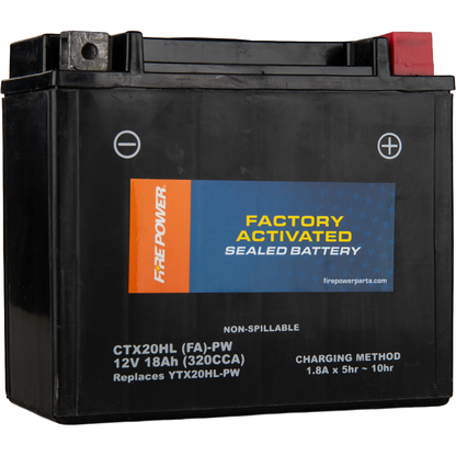 Battery Ctx20hl (Fa) Pw Sealed Factory Activated