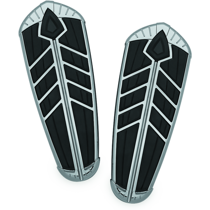 Kuryakyn Spear Driver Floorboard Inserts Indian Chrome