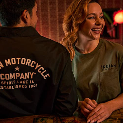 Indian Motorcycle Men's Burlington Jacket, Black - M - 283318503