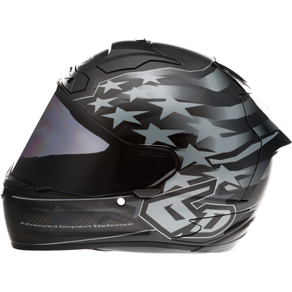 6D HELMETS ATS-1R Helmet - Patriot - Black - Large 30-0607