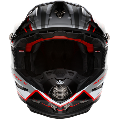 6D HELMETS ATR-2 Helmet - Phase - White/Red - XS 12-2834