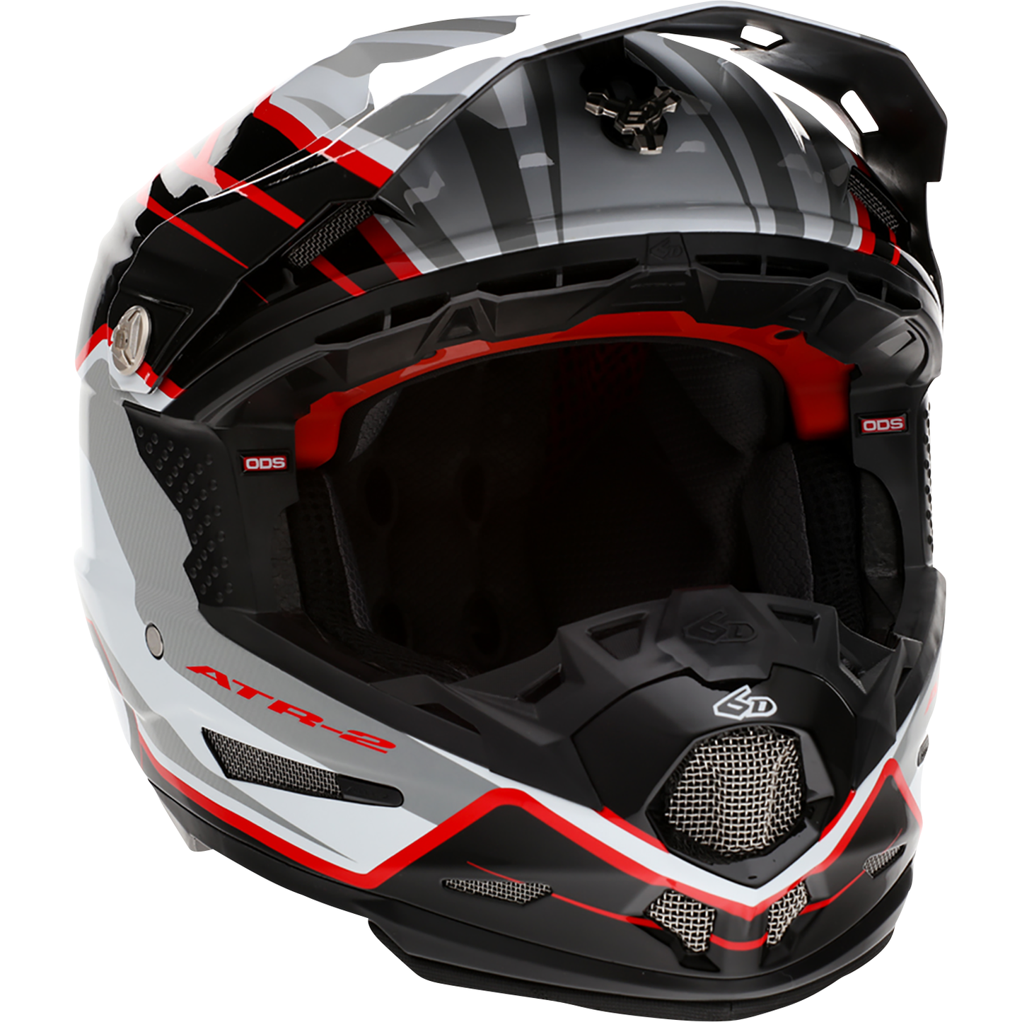6D HELMETS ATR-2 Helmet - Phase - White/Red - XS 12-2834