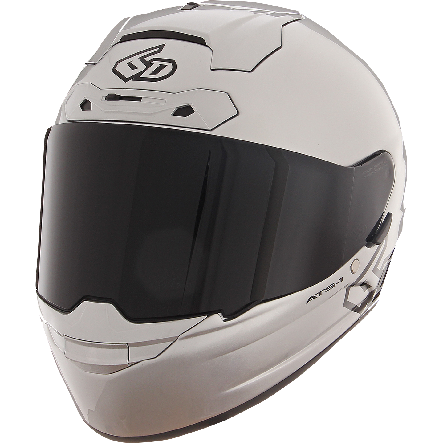 6D HELMETS ATS-1R Helmet - Gloss Silver - Large 30-0997