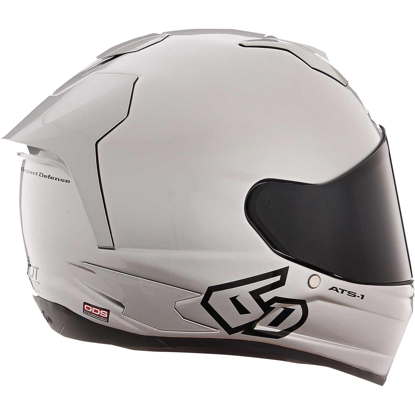 6D HELMETS ATS-1R Helmet - Gloss Silver - Large 30-0997