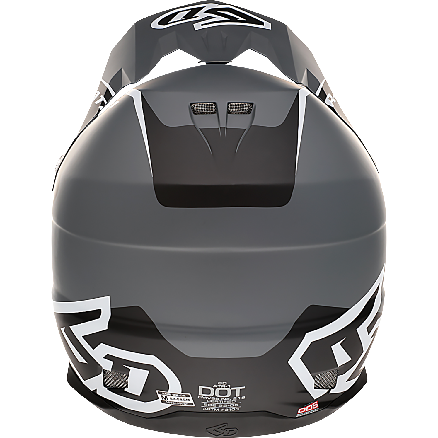 6D HELMETS ATR-1 Helmet - Stealth - White - Small 10-4615