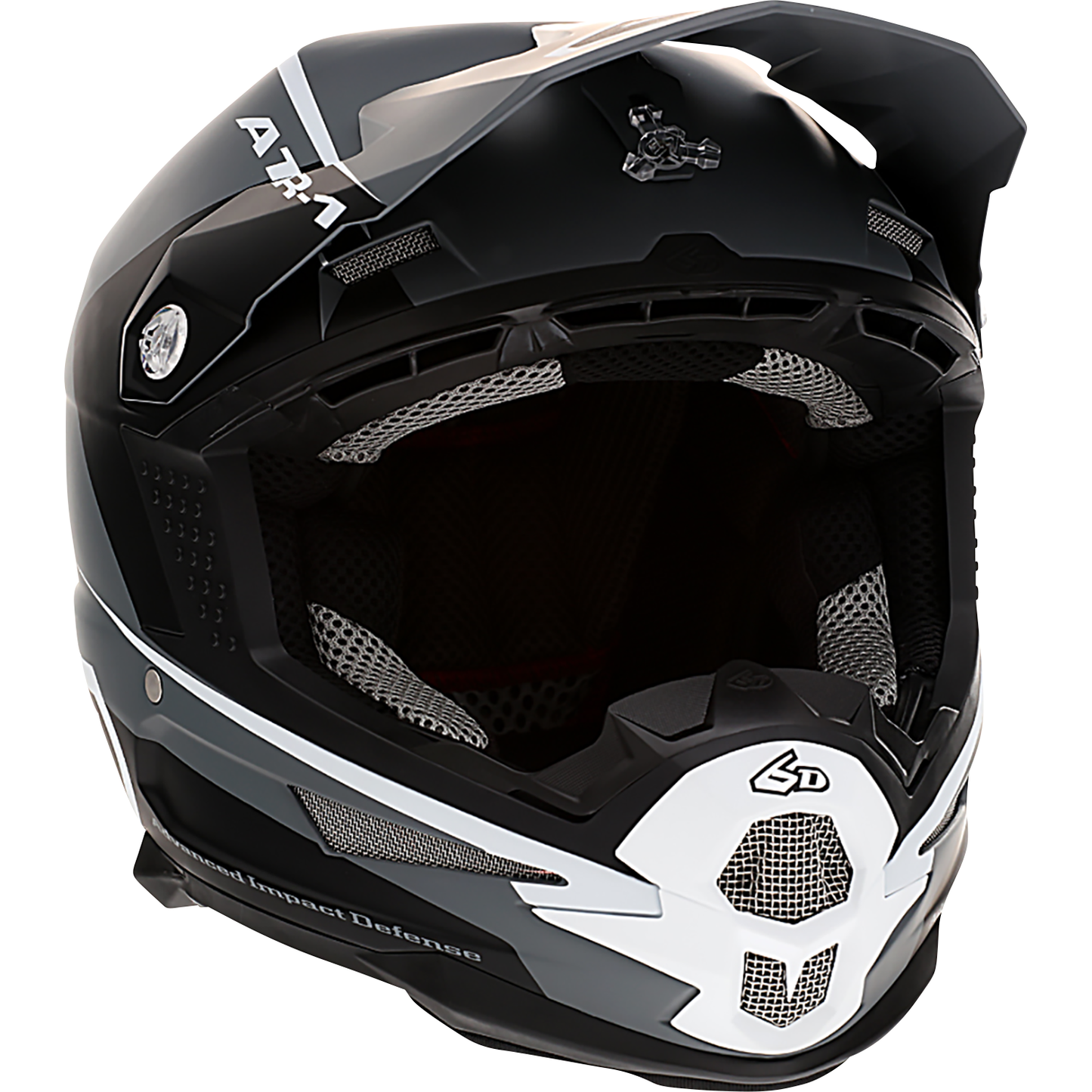 6D HELMETS ATR-1 Helmet - Stealth - White - Small 10-4615
