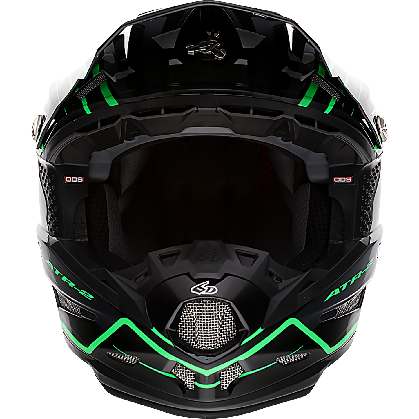 6D HELMETS ATR-2 Helmet - Phase - Black/Green - 2XL 12-2849