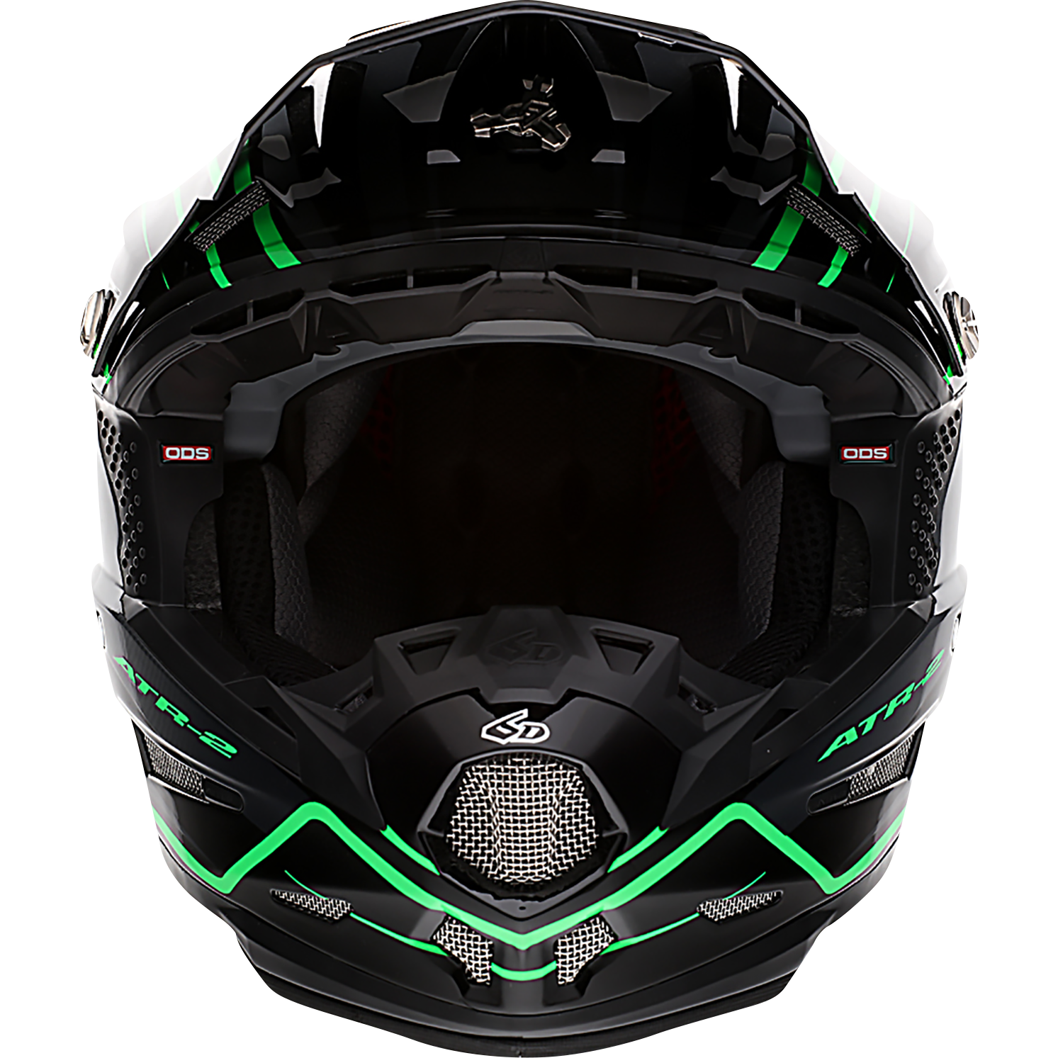 6D HELMETS ATR-2 Helmet - Phase - Black/Green - 2XL 12-2849